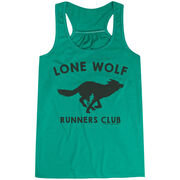 Flowy Racerback Tank Top - Lone Wolf Runners Club