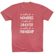 Running Short Sleeve T-Shirt - Miles of Friendship Mantra