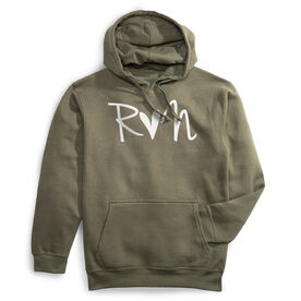 Statement Fleece Hoodie -  Run Heart