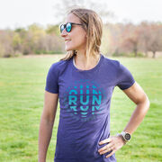 Women's Everyday Runners Tee - Eat Sleep Run Repeat