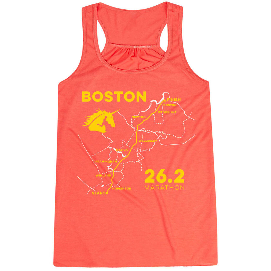 Flowy Racerback Tank Top - Boston Route