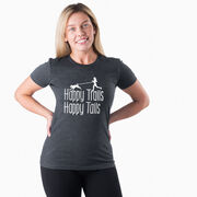 Women's Everyday Runners Tee - Happy Trails Happy Tails