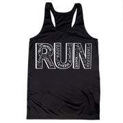 Women's Racerback Performance Tank Top - Run With Inspiration