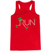 Running Flowy Racerback Tank Top - Let's Run Lucky