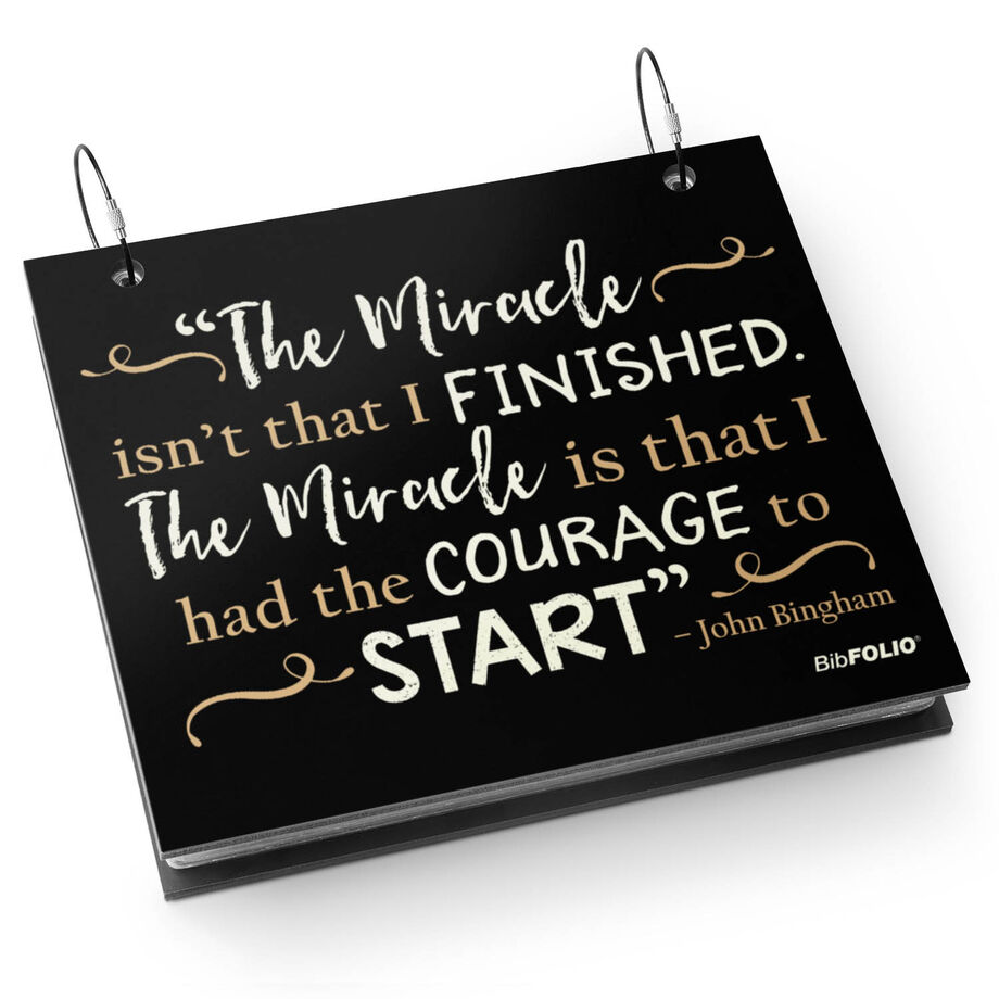 BibFOLIO® Race Bib Album - Miracle