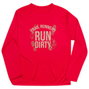 Men's Running Long Sleeve Performance Tee - Run Dirty