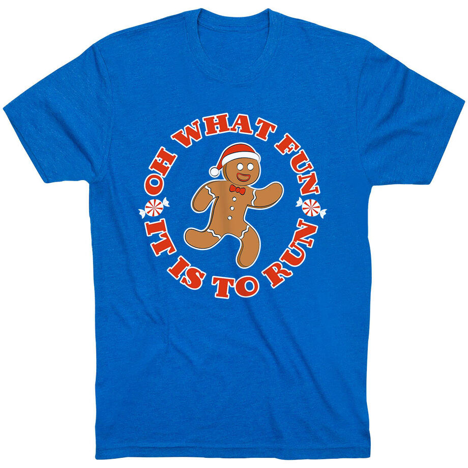 Running Short Sleeve T-Shirt - Oh What Fun It Is To Run