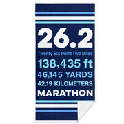 Running Premium Beach Towel - 26.2 Math Miles