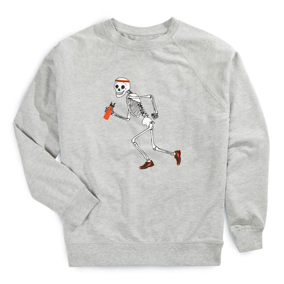 Running Raglan Crew Neck Pullover - Never Stop Running