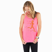 Flowy Racerback Tank Top - Autumn Runner Girl