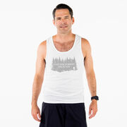Men's Hiking Performance Tank Top - Into the Forest I Must Go Hiking