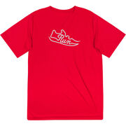 Men's Running Short Sleeve Performance Tee - Run Shoe