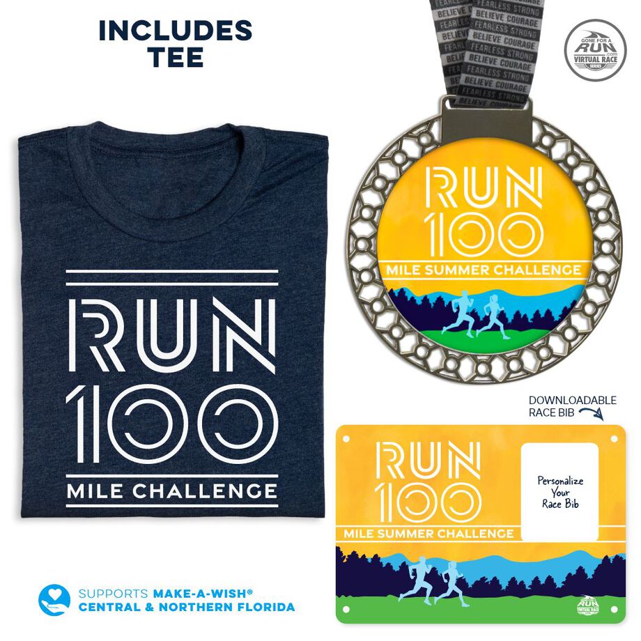 Virtual Race - 100 Mile Summer Challenge
