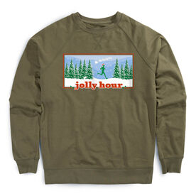 Running Raglan Crew Neck Sweatshirt - Jolly Hour