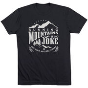 Running Short Sleeve T-Shirt - Running Mountains
