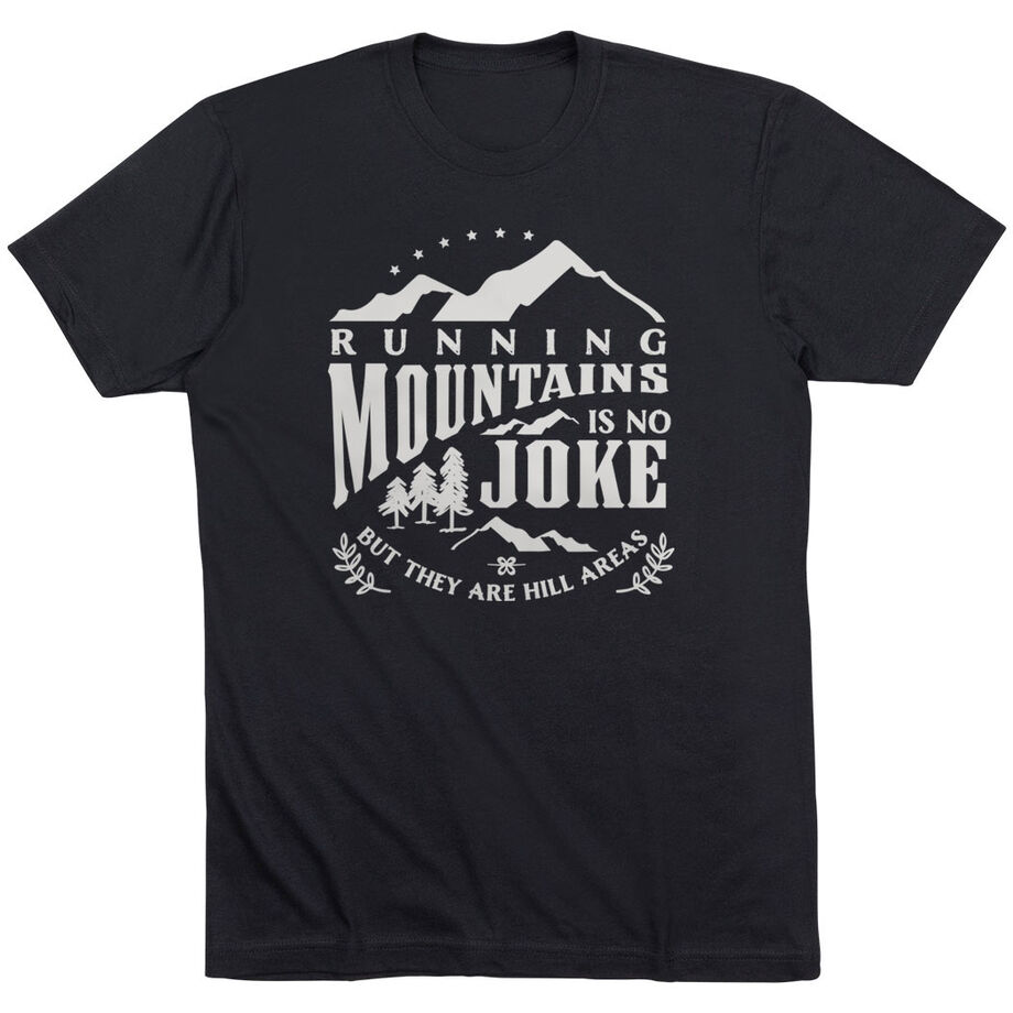 Running Short Sleeve T-Shirt - Running Mountains