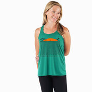 Running Flowy Racerback Tank Top - Chasing Sunsets