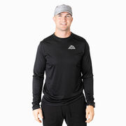 Men's Running Long Sleeve Performance Tee - Gone For a Run® Logo - Mini