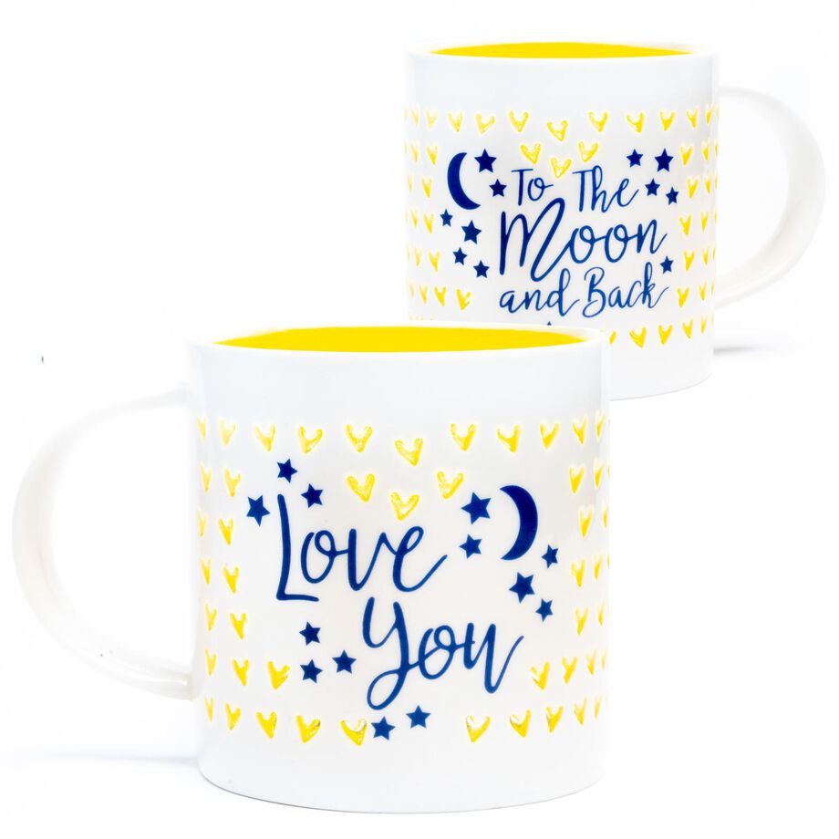 Soleil Home™ Porcelain Mug - Love You to The Moon and Back