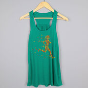 Flowy Racerback Tank Top - Autumn Runner Girl
