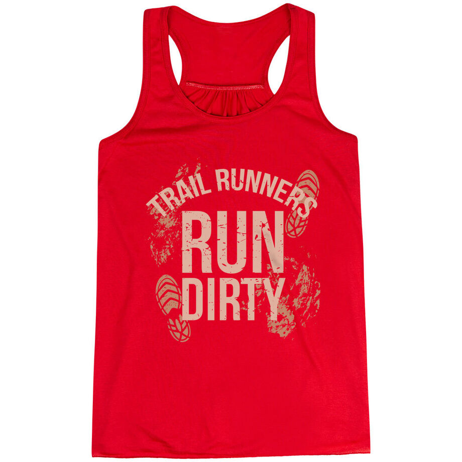 Flowy Racerback Tank Top - Run Dirty