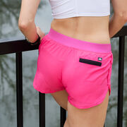 Running Streaker Shorts - Pretty In Pink 2" Inseam