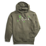 Statement Fleece Hoodie -  Let's Run Lucky