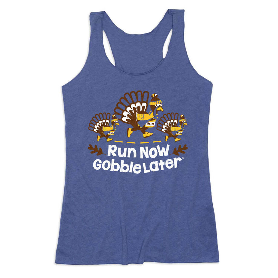 Women's Everyday Tank Top - Run Now Gobble Later Turkey Trot