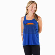 Running Flowy Racerback Tank Top - Chasing Sunsets