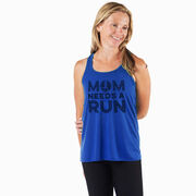 Flowy Racerback Tank Top - Mom Needs A Run