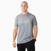 Running Short Sleeve T-Shirt - Ultra Runner Sketch