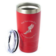 Track & Field 20 oz. Double Insulated Tumbler - Winged Foot Icon