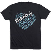 Running Short Sleeve Tee - Live Love Run Heart