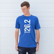 Running Short Sleeve T-Shirt - Philadelphia 26.2 Vertical