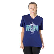 Women's Short Sleeve Tech Tee - She Believed She Could So She Did 13.1