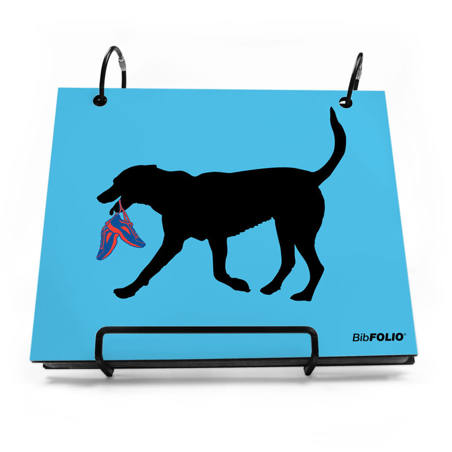 BibFOLIO&reg; Race Bib Album - Rex the Running Dog - Personalization Image