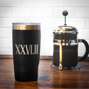 Running 20 oz. Double Insulated Tumbler - 26.2 Roman Numerals