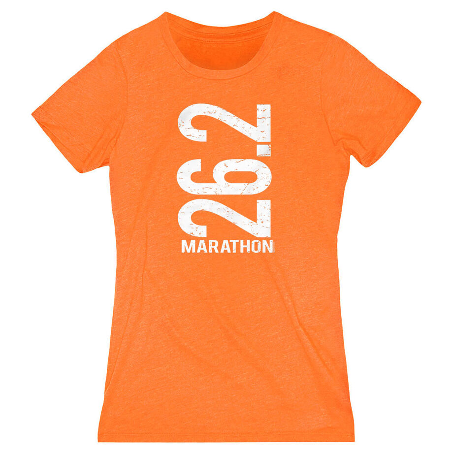 Women's Everyday Runners Tee 26.2 Marathon Vertical