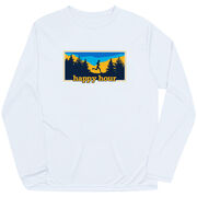 Men's Running Long Sleeve Performance Tee - Happy Hour Runner