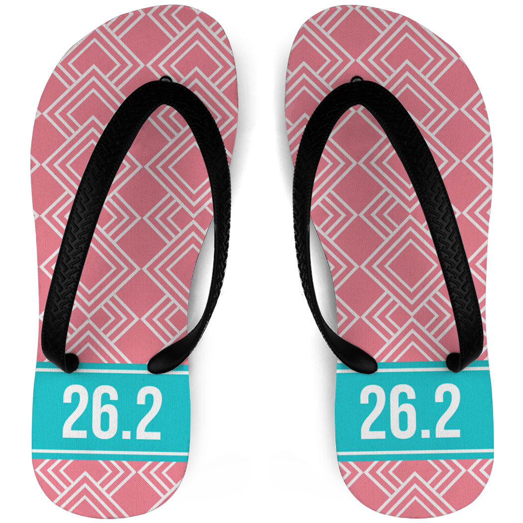Running Flip Flops Diamond Pattern With Ribbon 13.1 Running Flip Flops Diamond Pattern With Ribbon 13.1