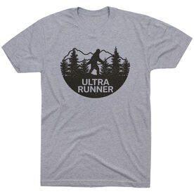 Running Short Sleeve T-Shirt - Ultra Runner Bigfoot