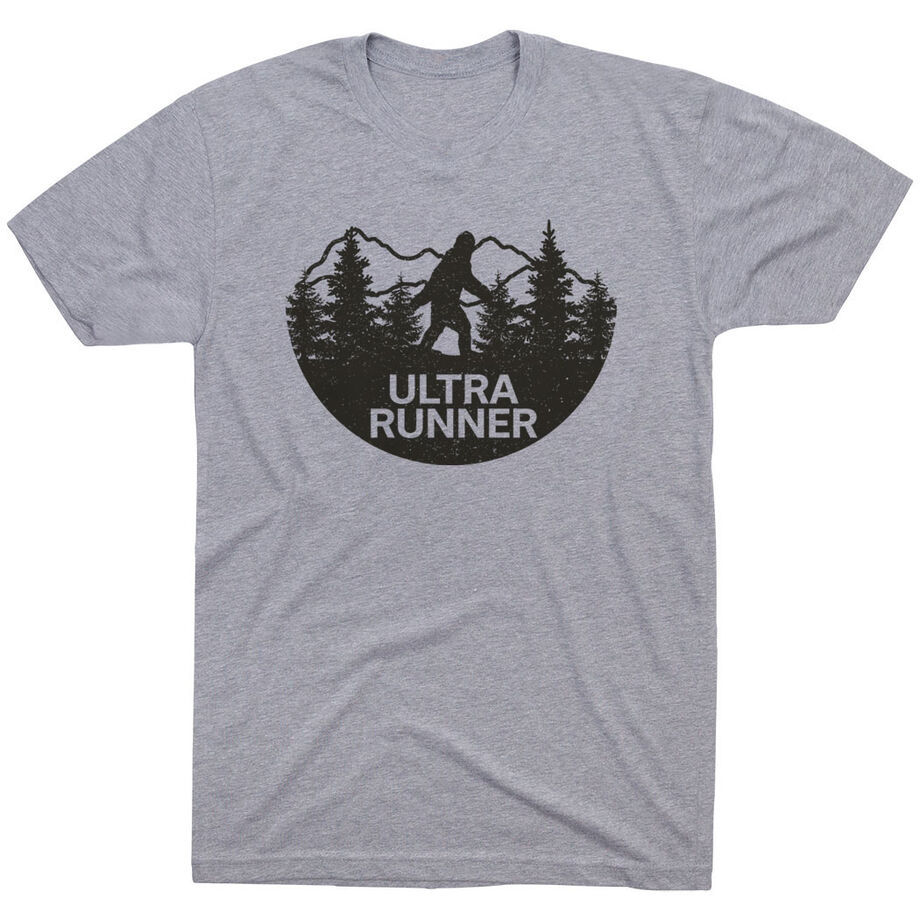 Running Short Sleeve T-Shirt - Ultra Runner Bigfoot
