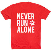 Running Short Sleeve T-Shirt - Never Run Alone (Bold)