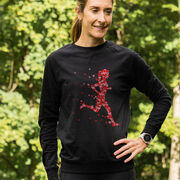 Running Raglan Crew Neck Pullover - Heartfelt Run