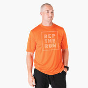 Men's Running Short Sleeve Performance Tee - Rep The Run