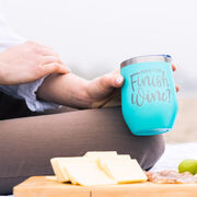 Running Travel Wine Tumbler - Where's The Finish Wine?