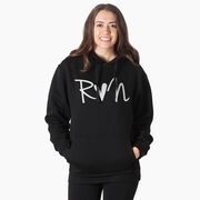 Statement Fleece Hoodie -  Run Heart