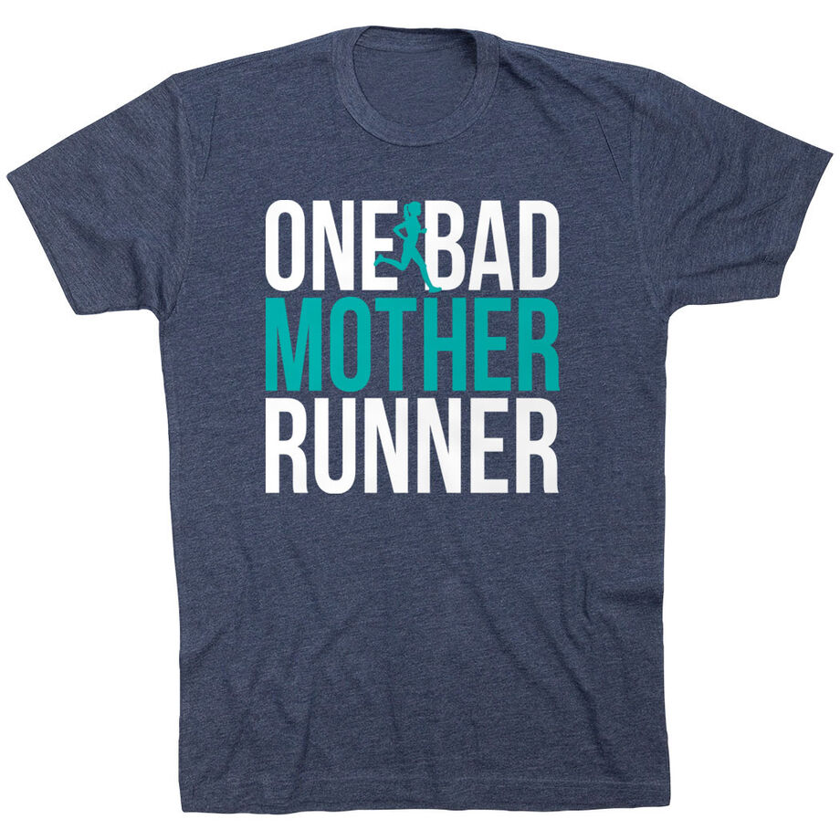 Running Short Sleeve T-Shirt - One Bad Mother Runner (Bold)