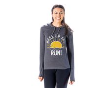 Women's Running Lightweight Hoodie - Wake Up And Run