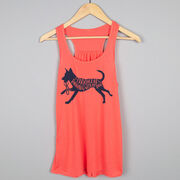 Flowy Racerback Tank Top - I'd Rather Be Running with My Dog